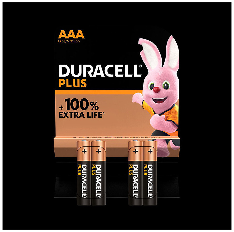 Image of Duracell Batterien Plus Aaa/Lr03 4 Stück