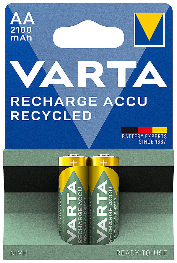 Image of Varta Accu Recycled Aa/Lr6 2100mAh 2 Stück