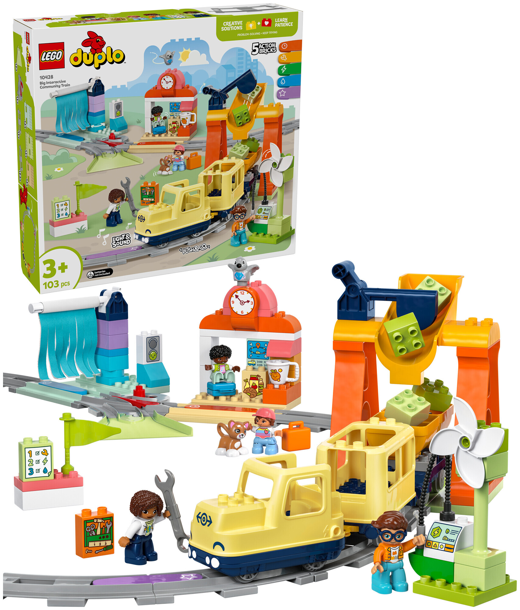 Image of Lego Duplo Lego® Duplo® 10428 Grosse interaktive Eisenbahn