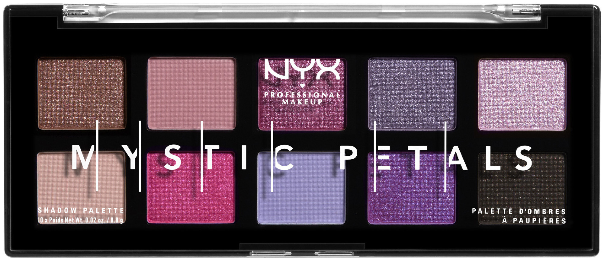 Image of NYX Professional Makeup Mystic Petals Shadow Palette, Midnight Orchid