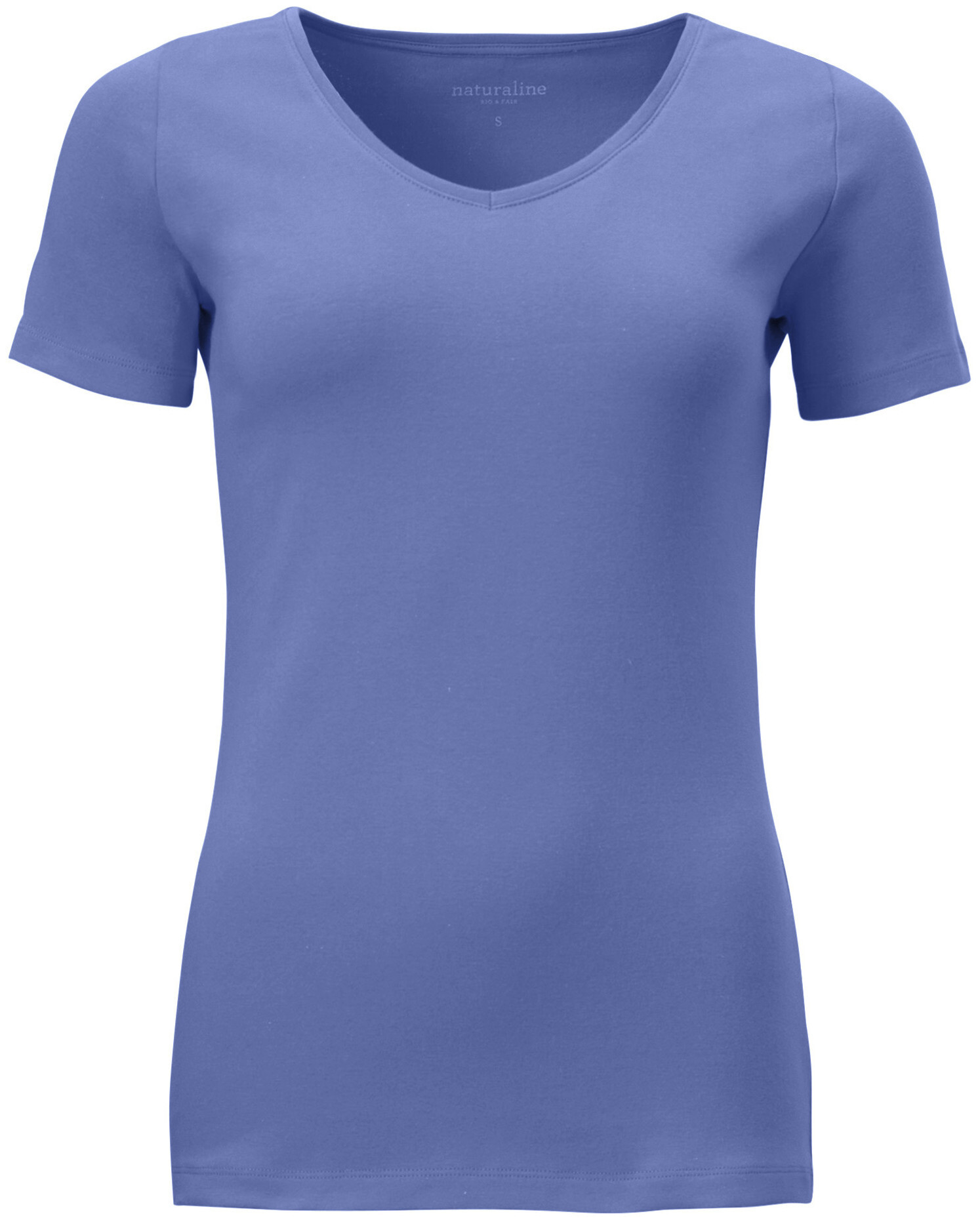 Image of Naturaline Textil Naturaline Damen Shirt kurzarm blau L
