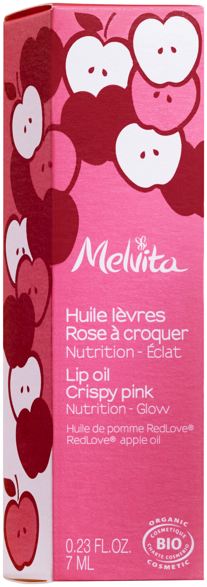 Image of Melvita Lippenöle Rosa zum Verlieben RedLove Apfelöl 7ml