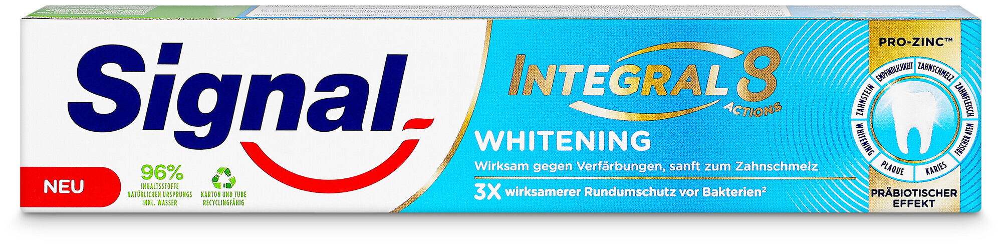 Image of Signal Zahnpasta Integral 8 Whitening