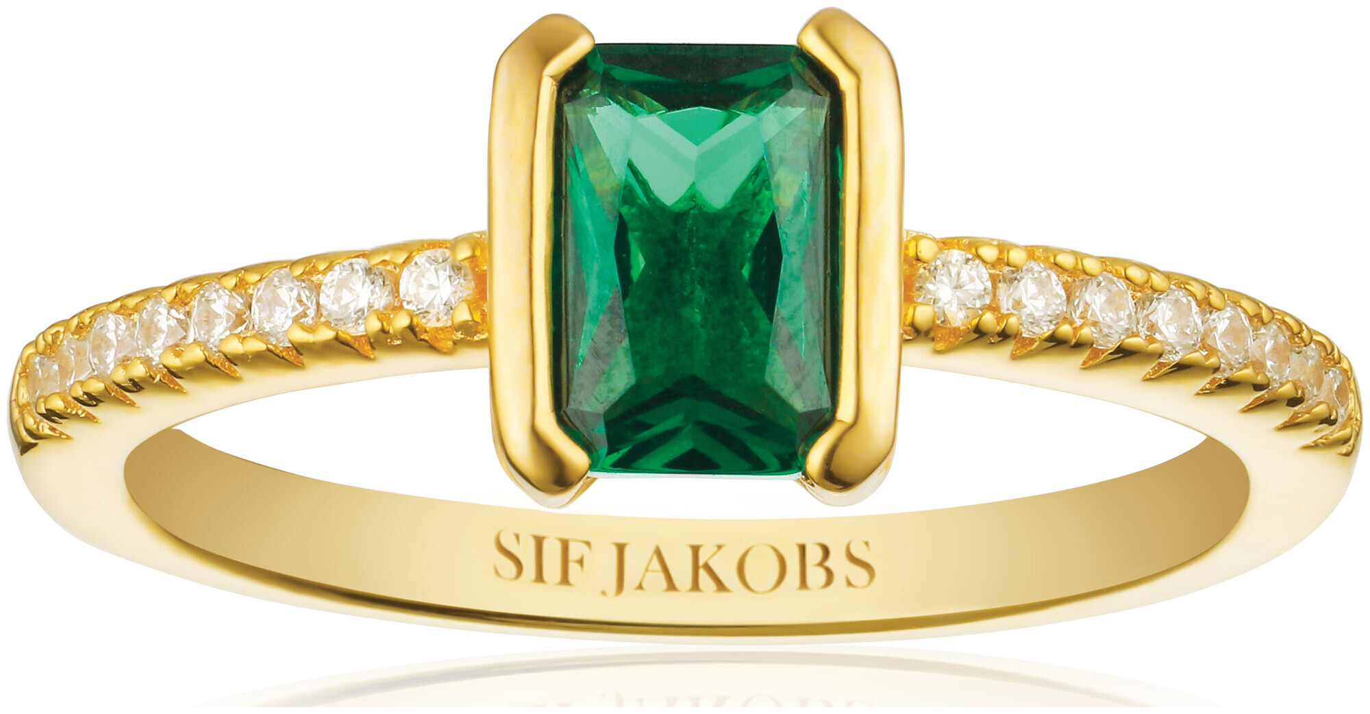 Sif Jakobs Sj-R42266-Gcz-Yg-54 bague Roccanova Piccolo size 54