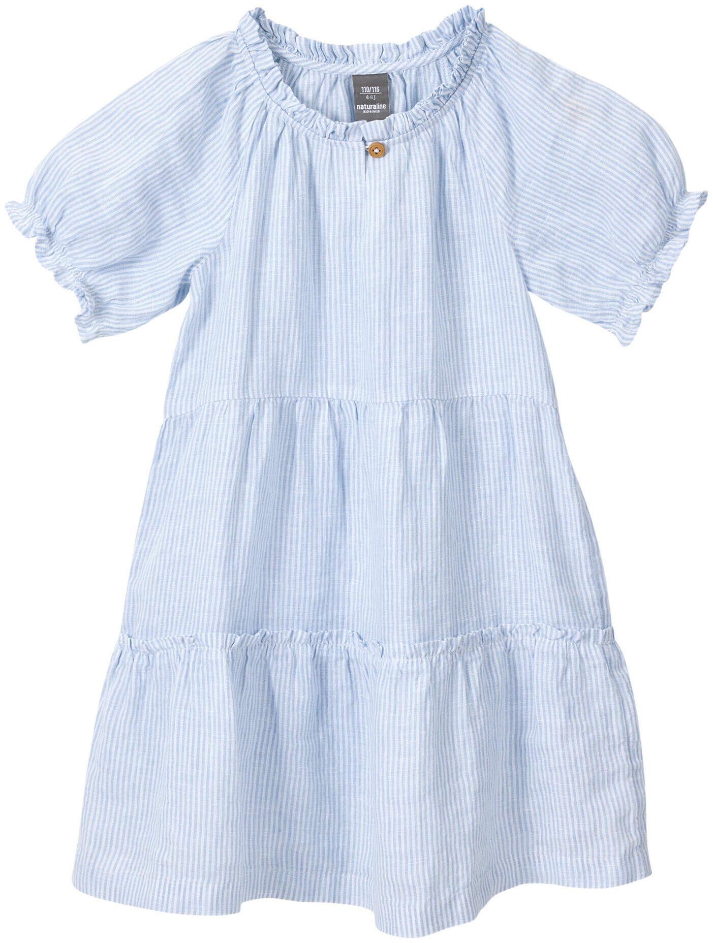 Image of Naturaline Textil Naturaline Kleid Hellblau 122/128