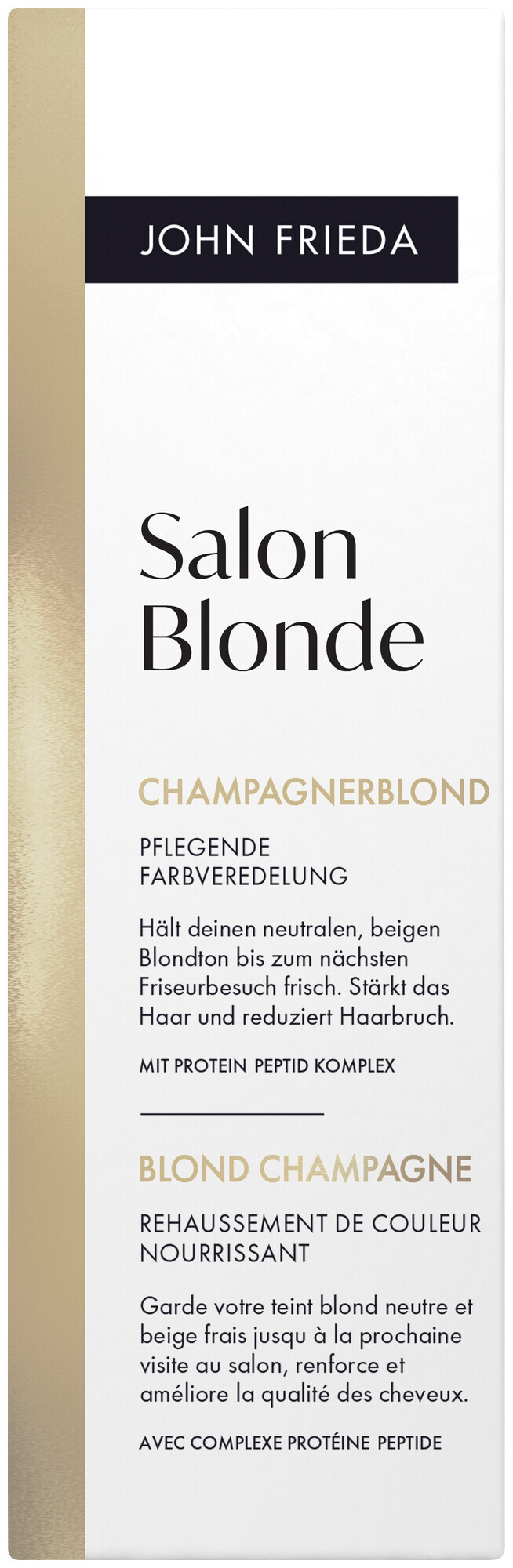 John Frieda Salon Blonde Champagnerblond Pflegende Farbveredelung 120 ml