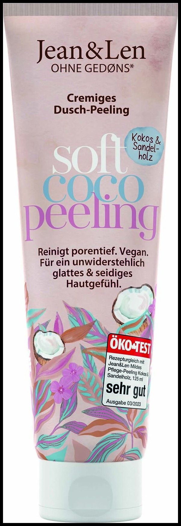 Image of Jean&Len Pflege-Peeling Kokos/Sandelholz