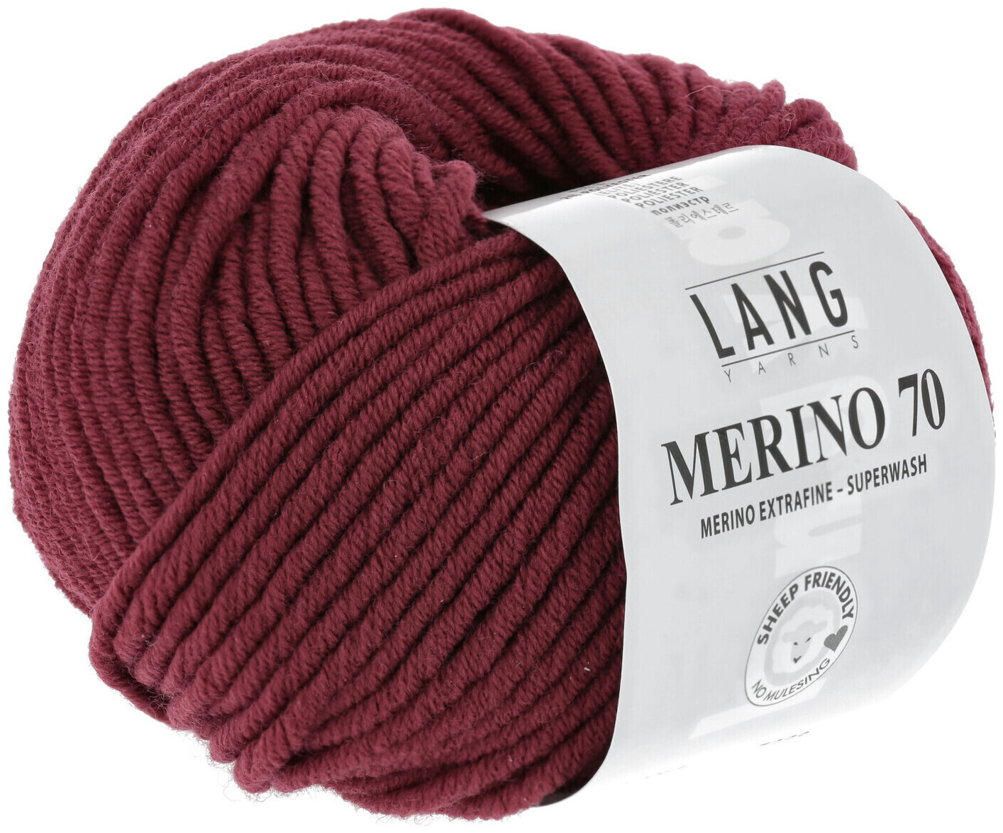 Image of Lang Strickg. Merino 70 63 d.rot 50g