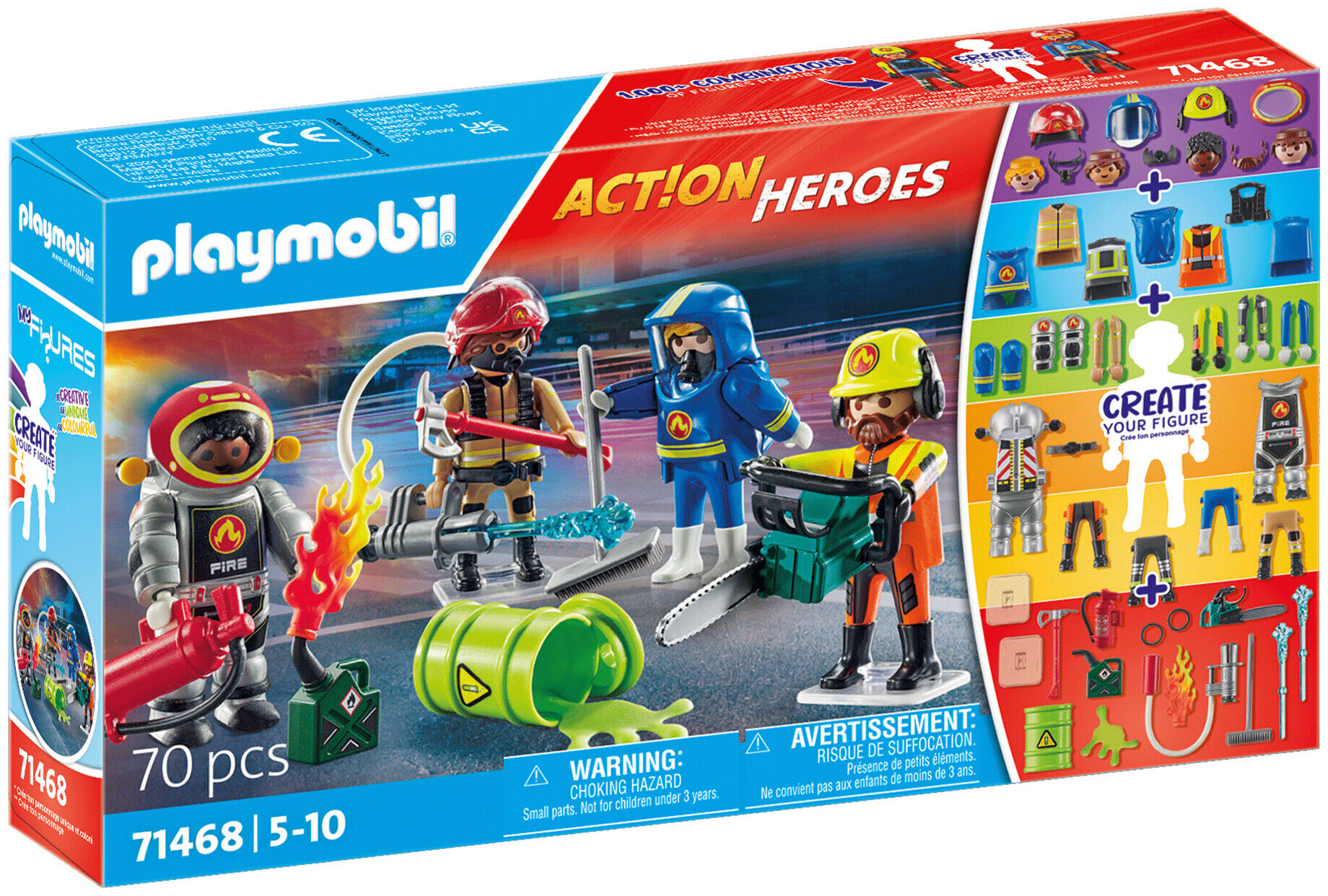 Image of Playmobil My Figures Feuerwehr