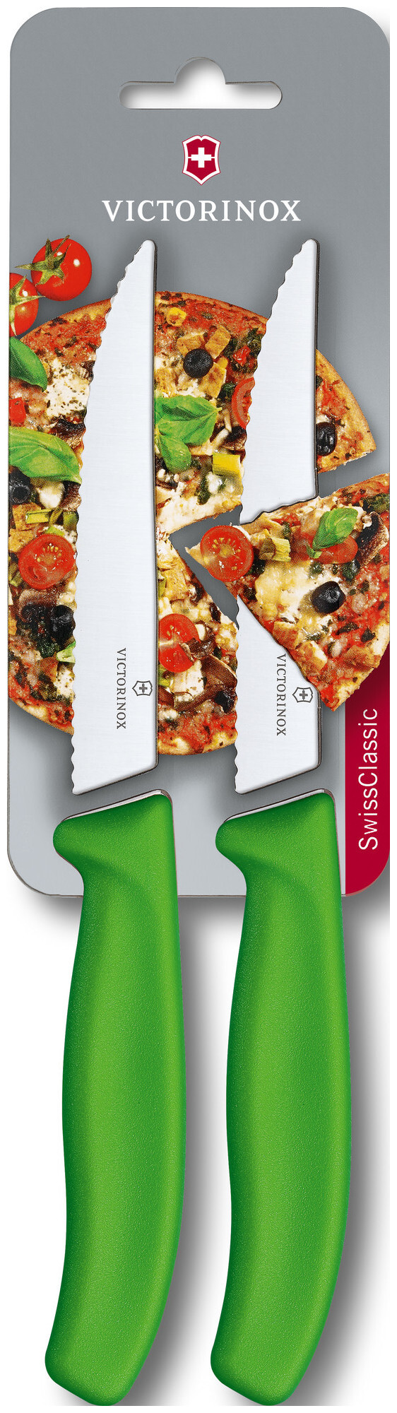 Image of Victorinox Steak- und Pizzamesser Gourmet Grün 12cm