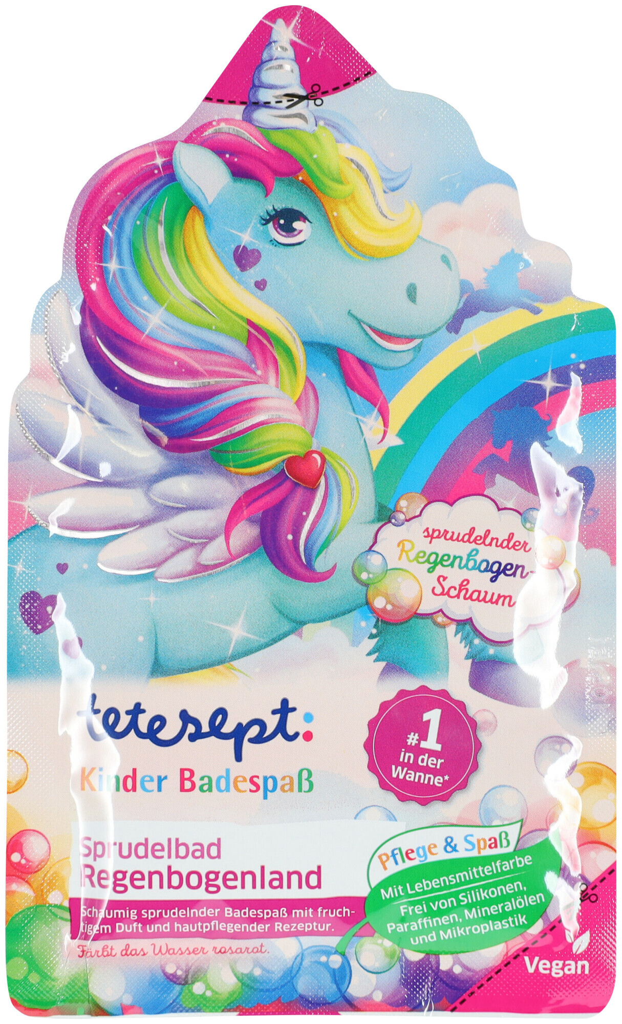 tetesept Kinder Badespass Sprudelbad Regenbogenland 40g