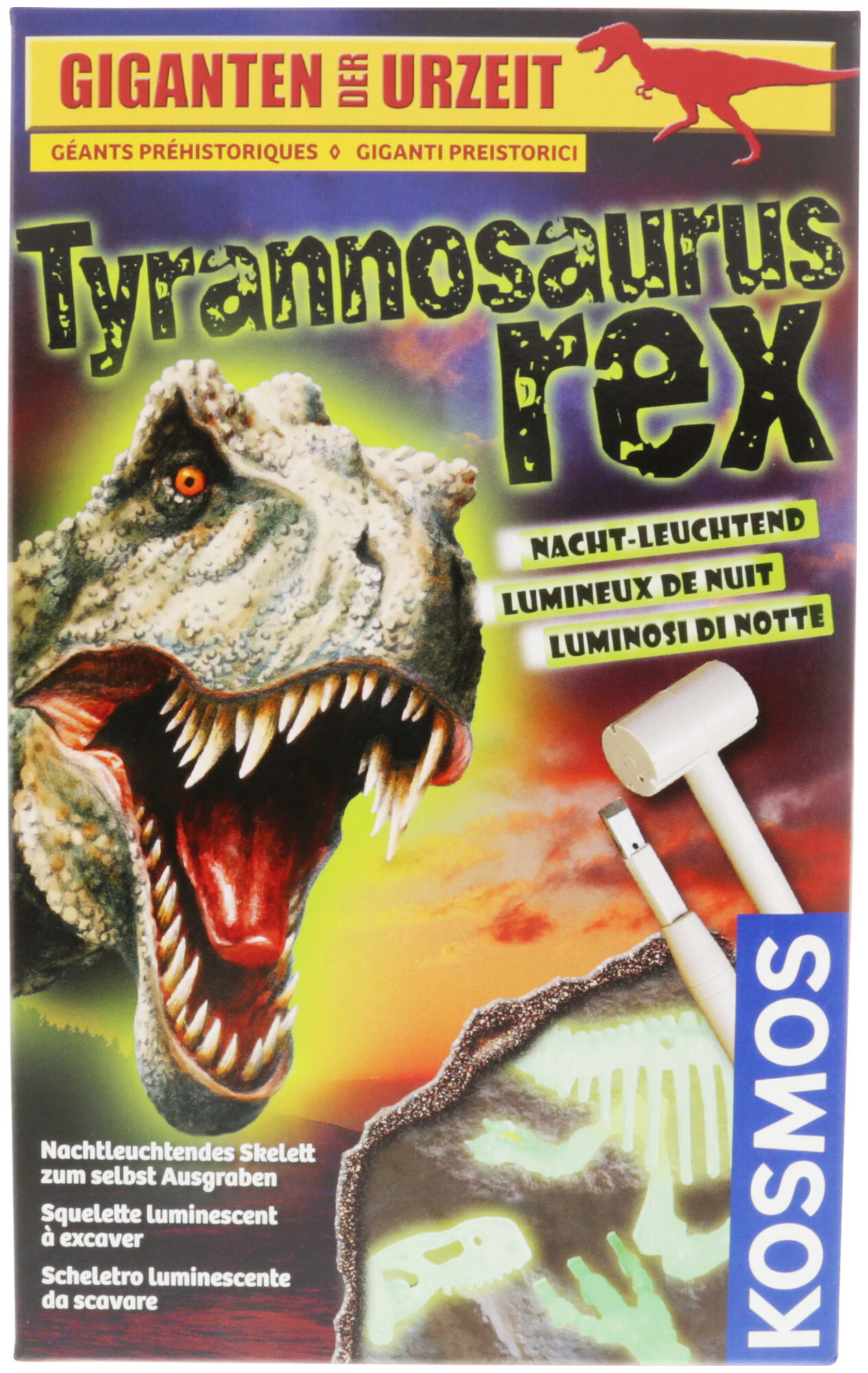 Image of Kosmos Glow in the Dark T-Rex Experimentierkasten (Fantasie)