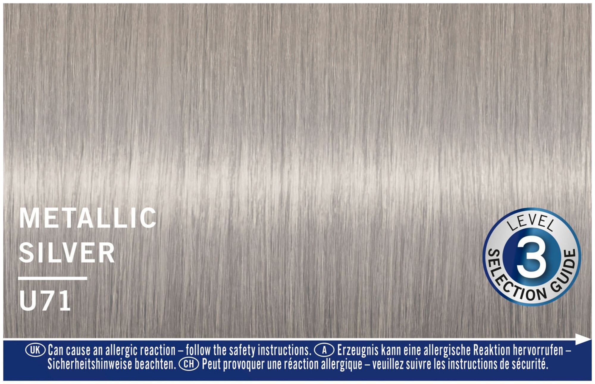 Image of Schwarzkopf Live Urban Metallics Intense Colour U71 Metallic Silver 143 ml