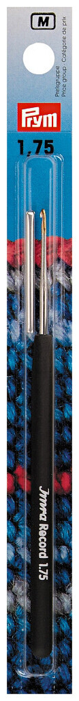Image of Prym Häkelnadel mit Record Softgriff, silber 1.75 mm, Karte