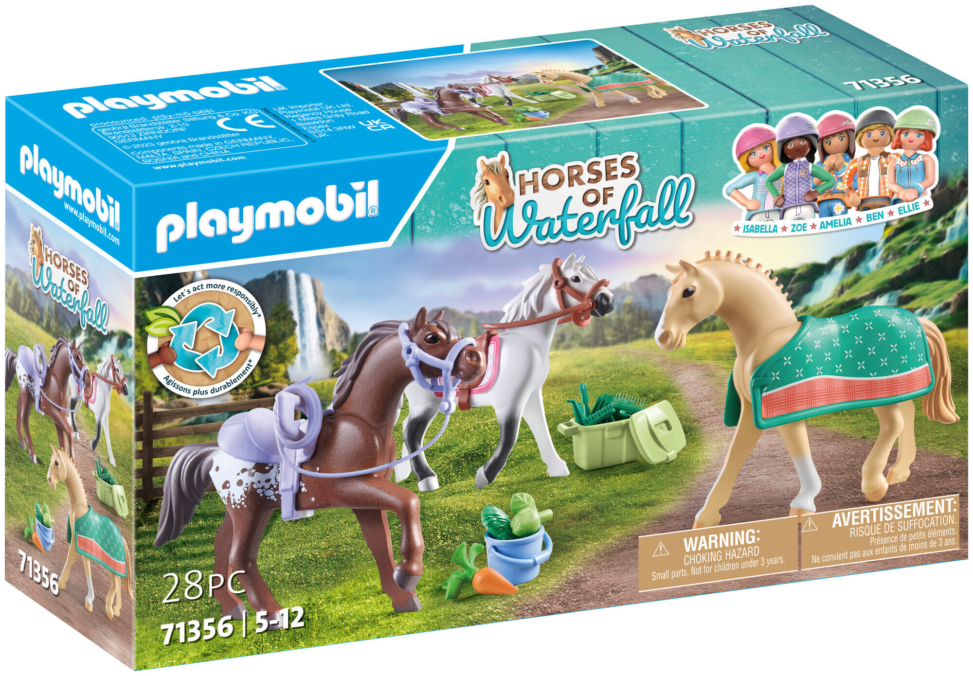 Playmobil 71356 3 Pferde: Morgan, Quarter Horse & Shagya Araber