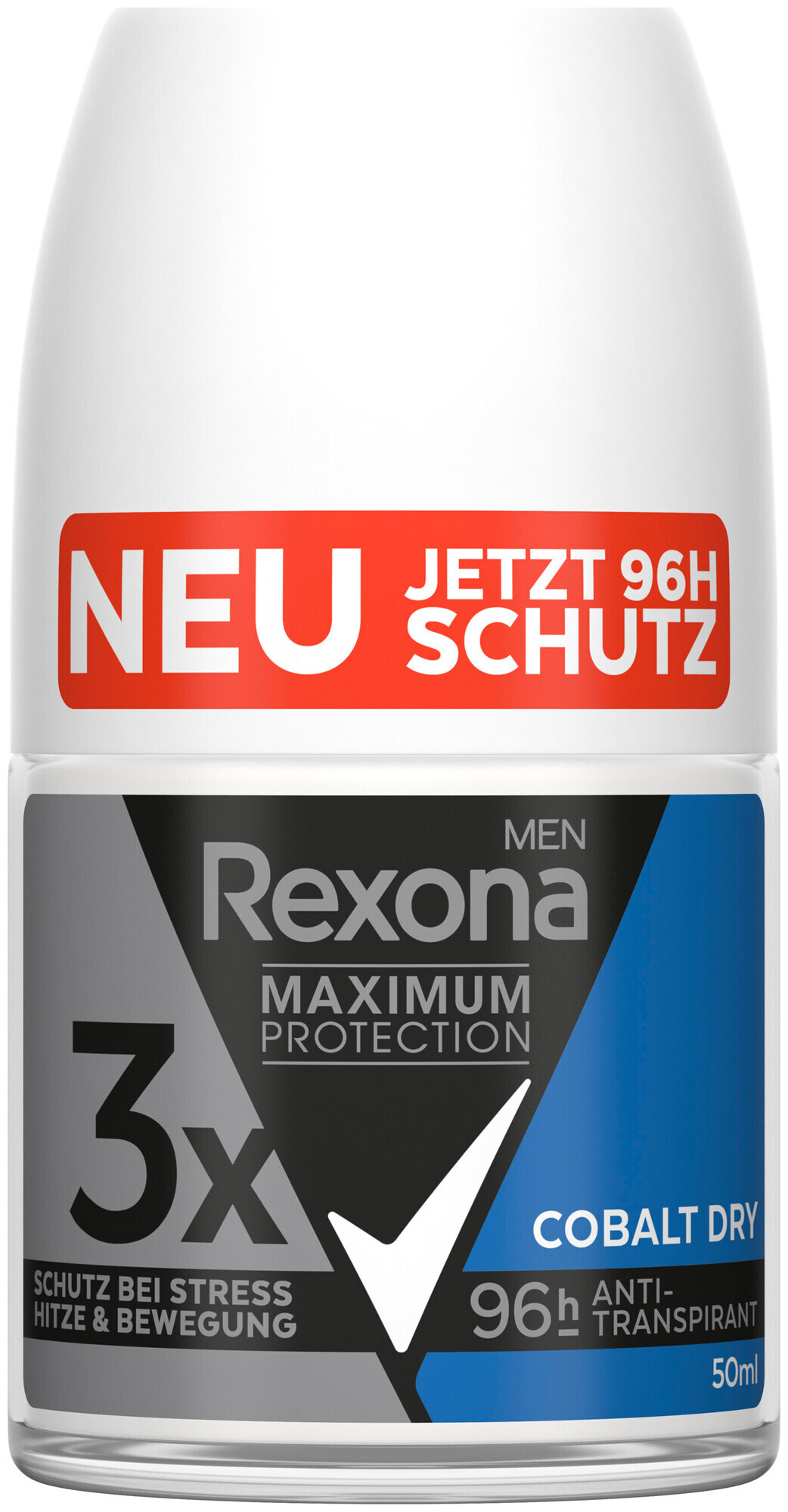 Image of Rexona Men Maximum Protection Deo Roll-On Anti-Transpirant Cobalt Dry