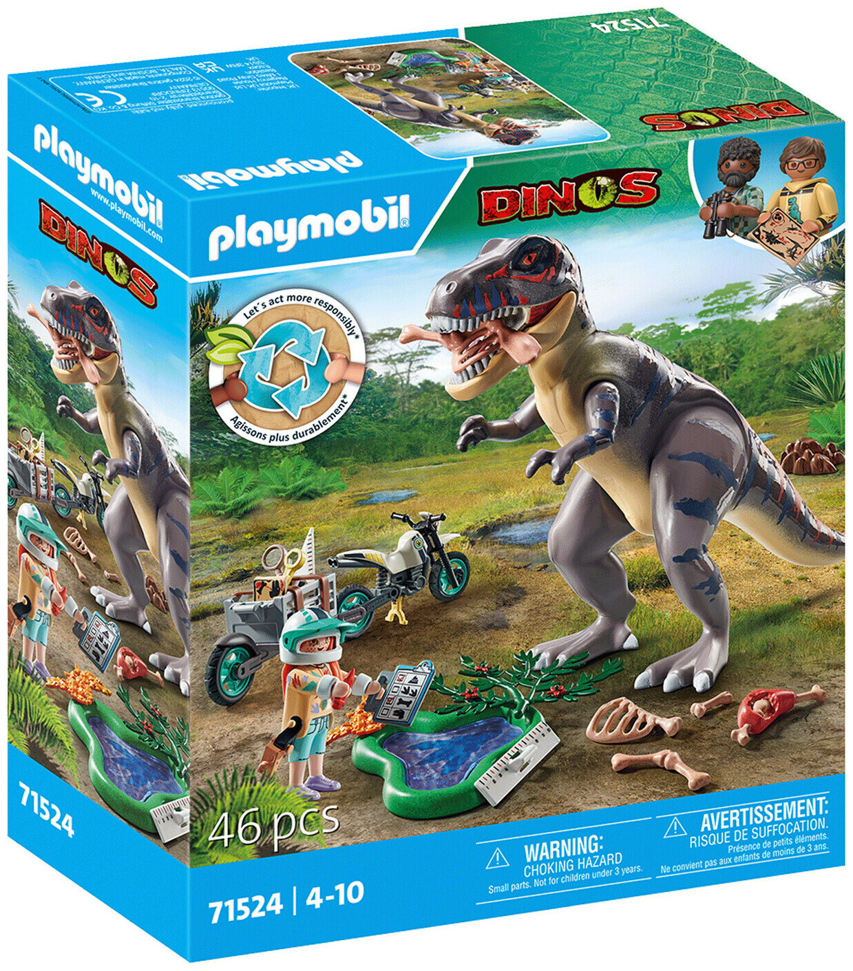 Playmobil 71524 T-Rex-Spurensuche