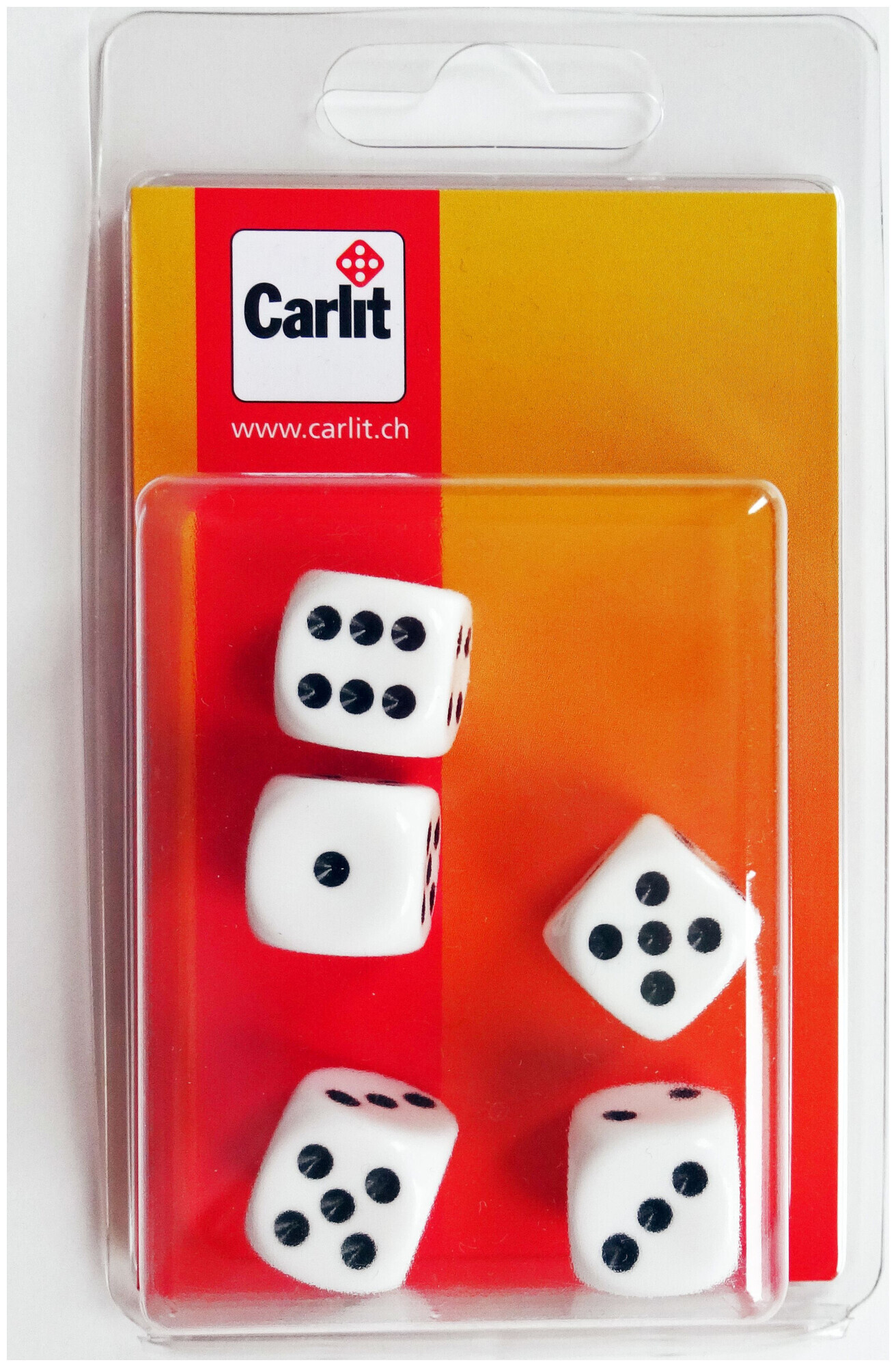 Image of Carlit 5 Würfel Kst.16mm weiss