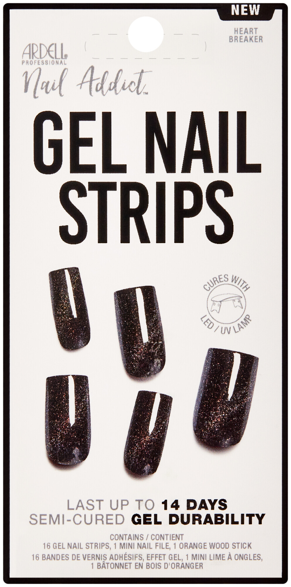 Image of Ardell Gel Nail Strips Heart Breaker
