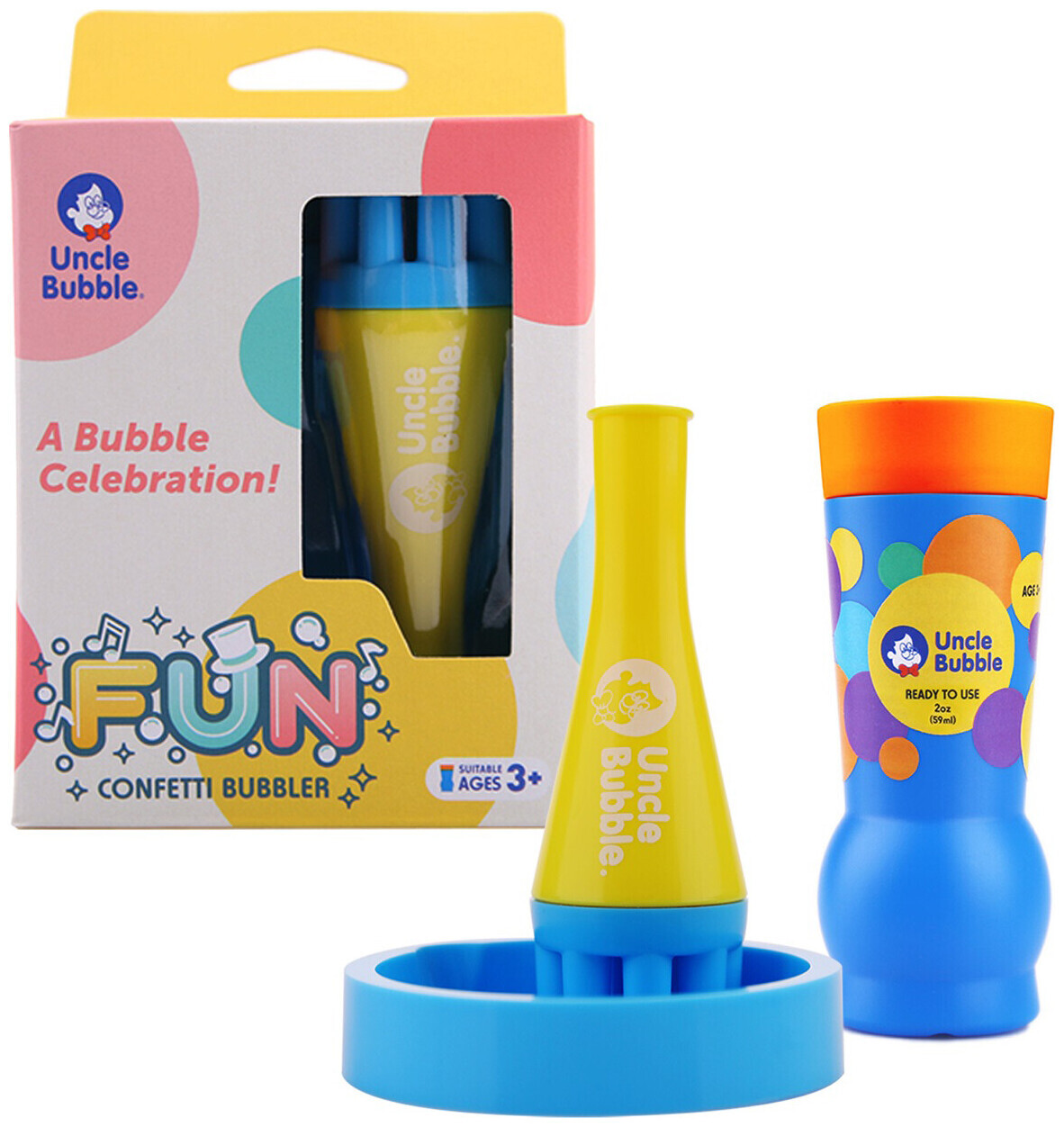Uncle Bubble Confetti Bubbler