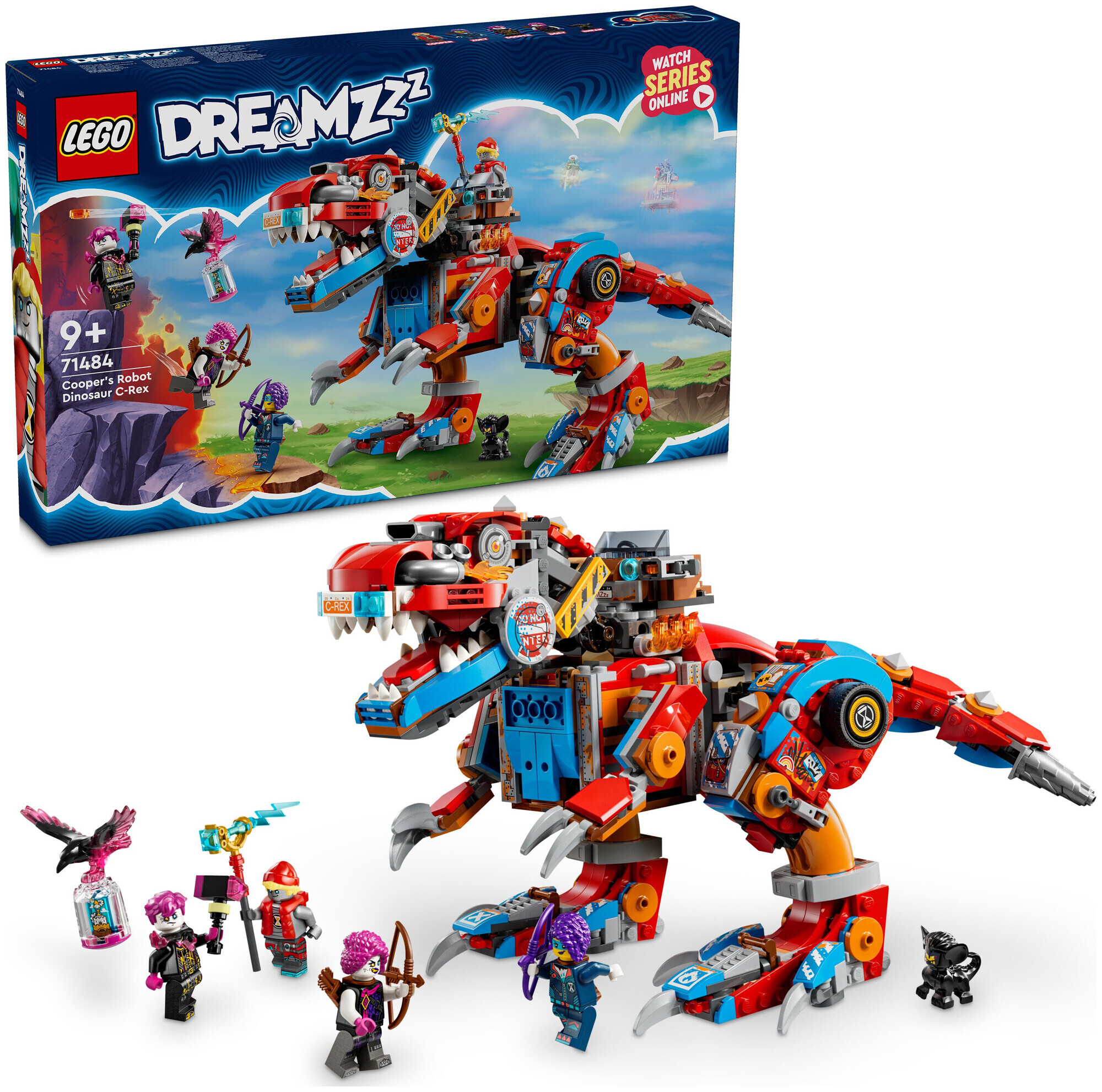 Image of Lego Dreamzzz Lego® DREAMZzz™ 71484 Coopers Dino-Mech C-Rex