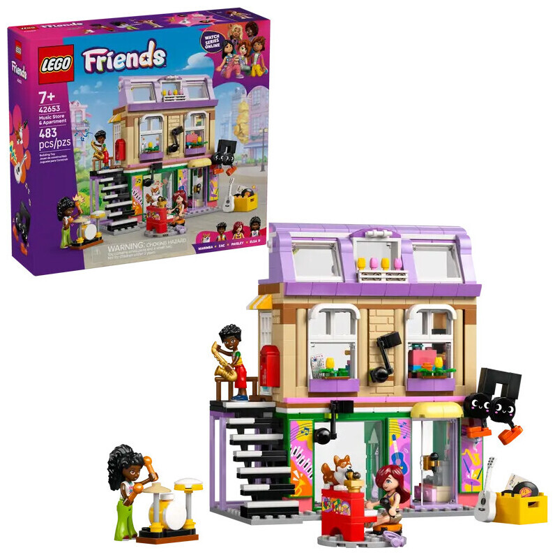 Lego Friends 42653 Musikladen & Wohnung 7+ Jahre
