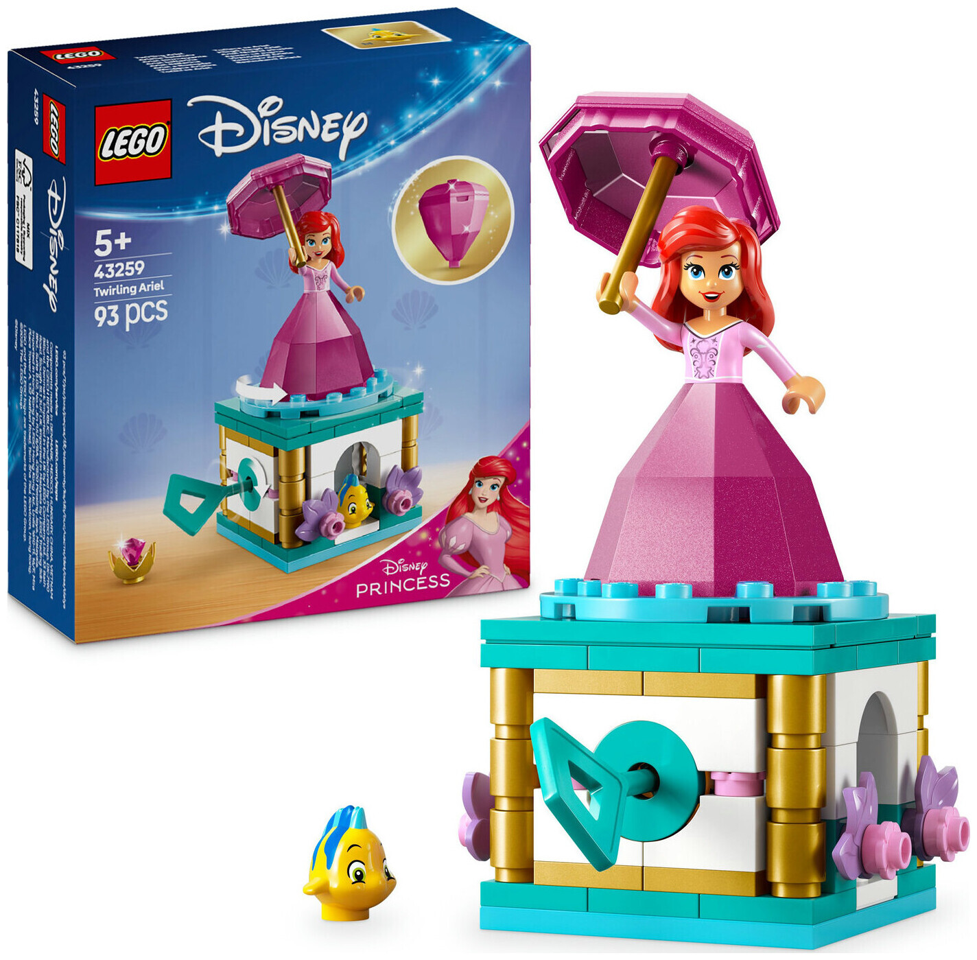 Image of Lego Disney Princess Lego® Disney Princess 43259 Arielle Spieluhr 5+ Jahren