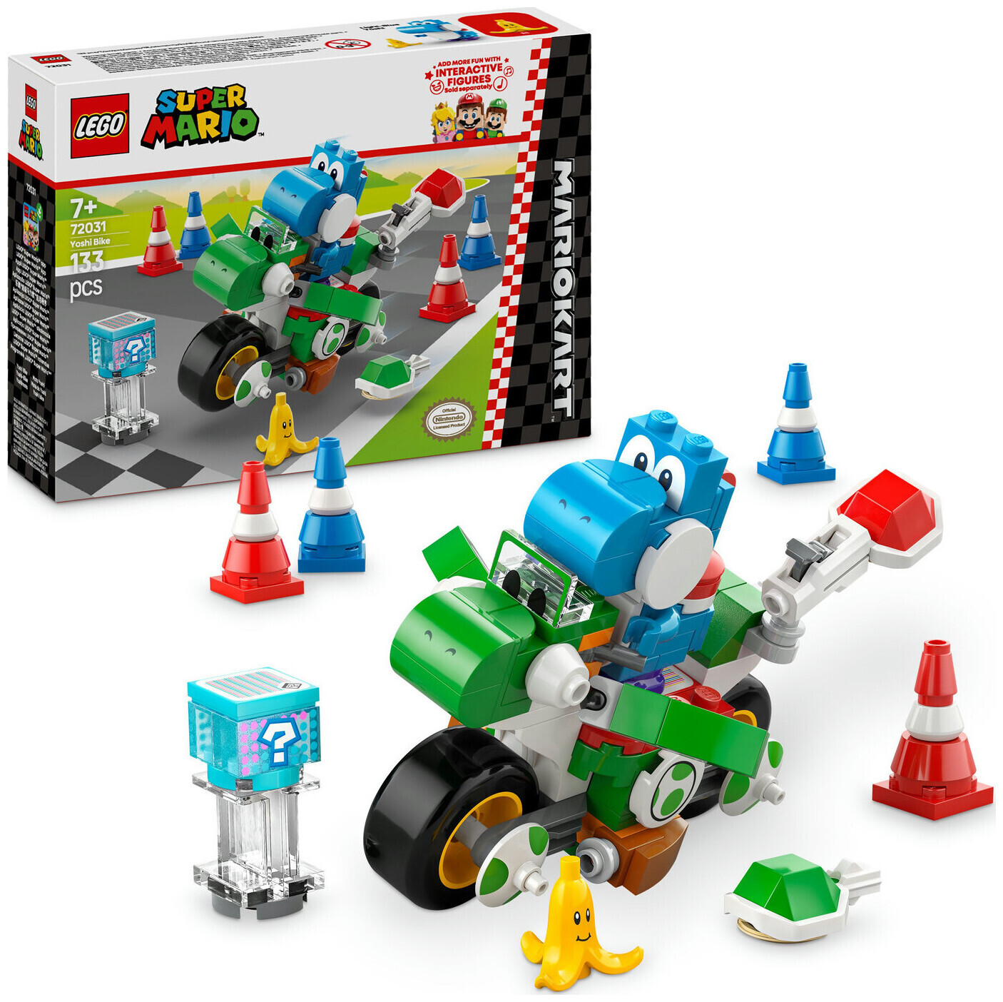 Image of Lego Super Mario Lego® Super Mario 72031 Mario Kart - Yoshi Bike ab 7 Jahren