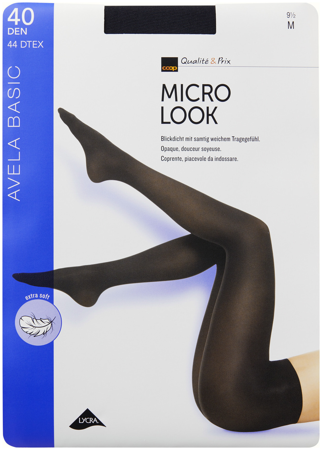 Image of Avela Strumpfhose Micro Look Noir 10 - 10.5