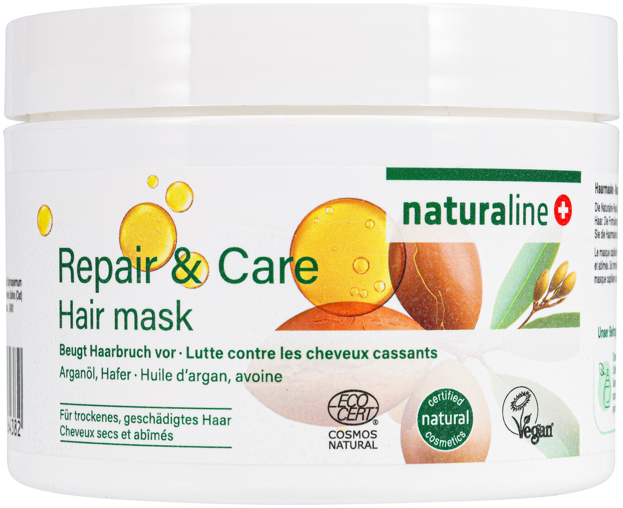 Image of Naturaline Cosmetics Naturaline Haar Maske Repair & Care