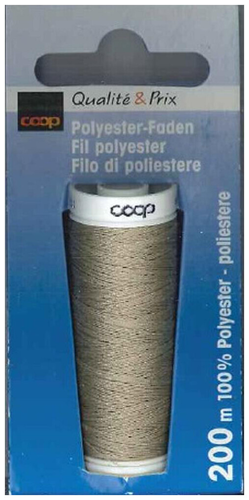 Image of Coop Polyester Faden 200 Meter sand 1403