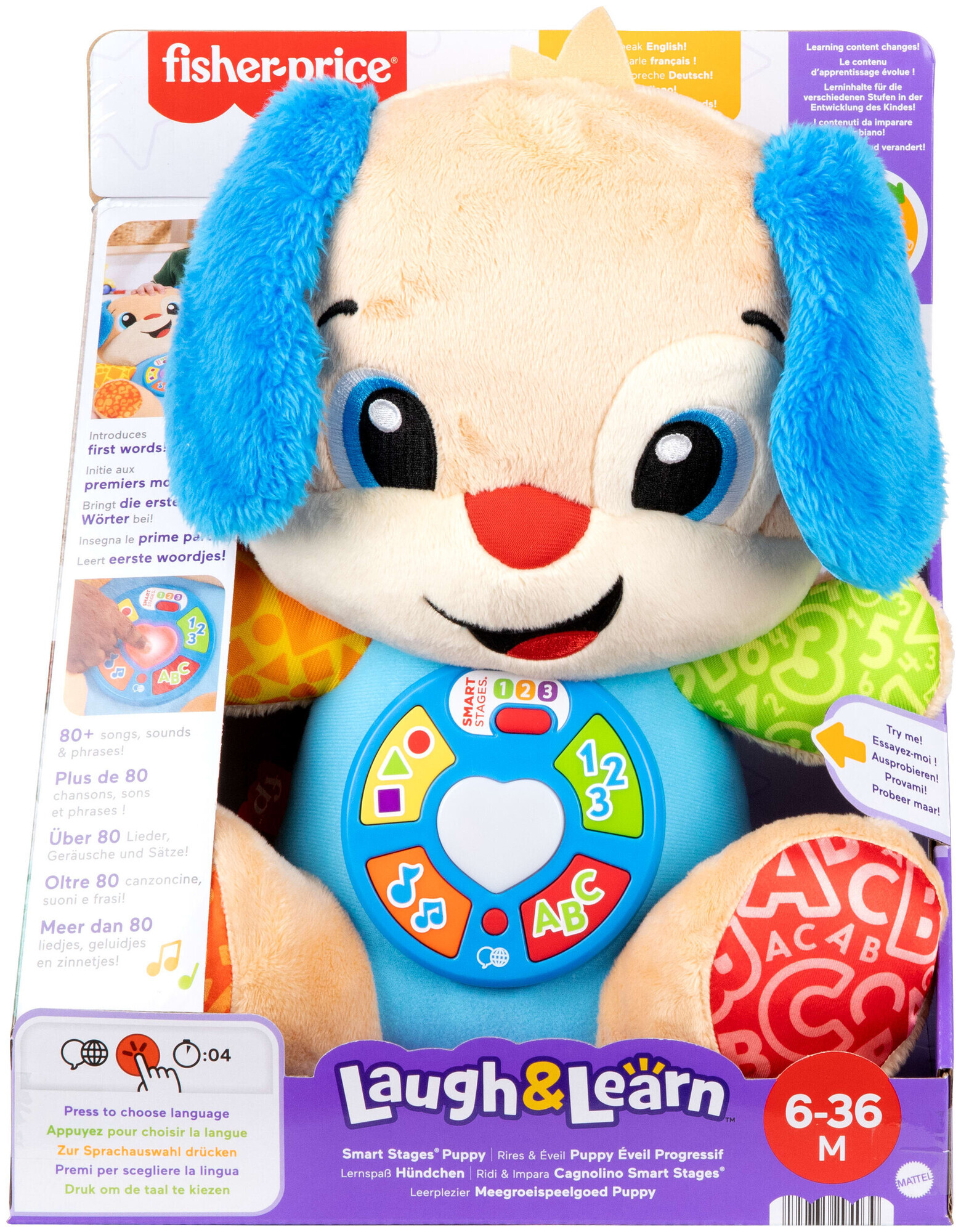 Image of Fisher Price Fisher-Price Lernspaß Hündchen (D, F, E,