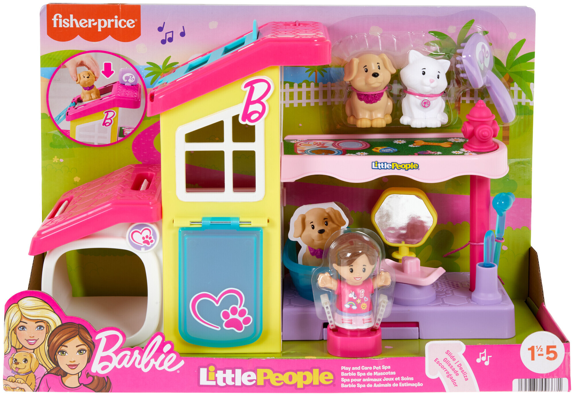 Image of Fisher Price Fisher-Price Little People Barbie Tierstation Spielset