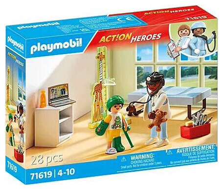Image of Playmobil 71619 Kinderarzt mit Teddy