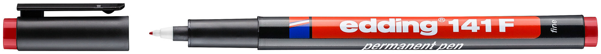 Image of edding Permanent Pen 141F rot