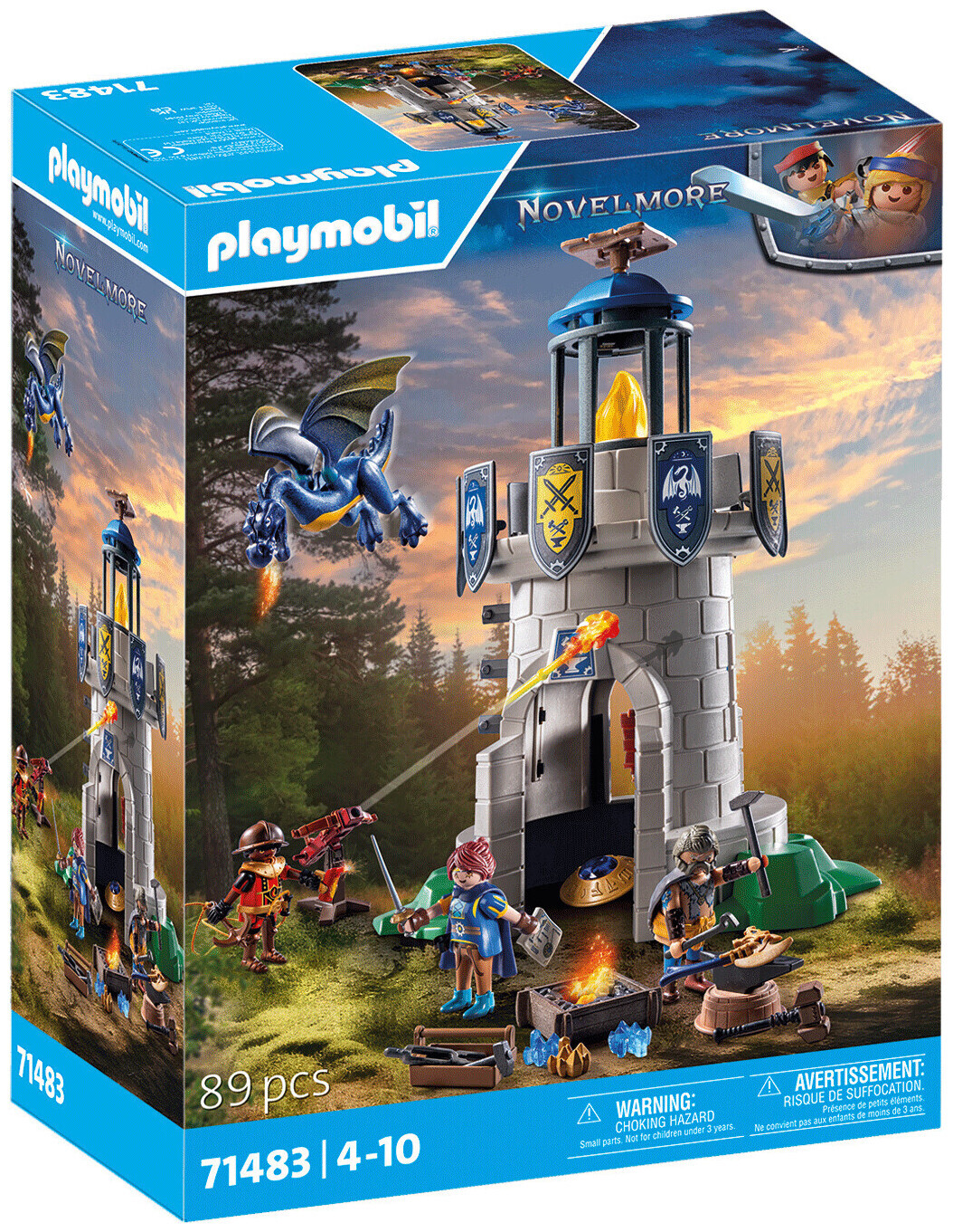 Image of Playmobil 71483 Ritterturm mit Schmied und Drache