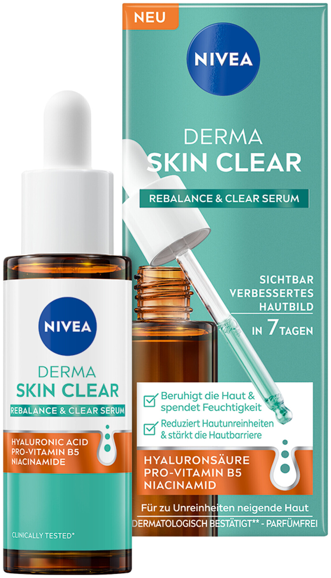 Image of Nivea Derma Skin Clear Rebalance & Clear Serum