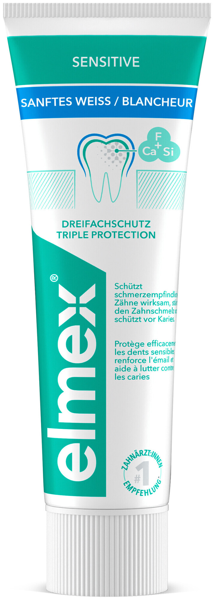 Image of Elmex Zahnpasta Sensitive Sanftes Weiss