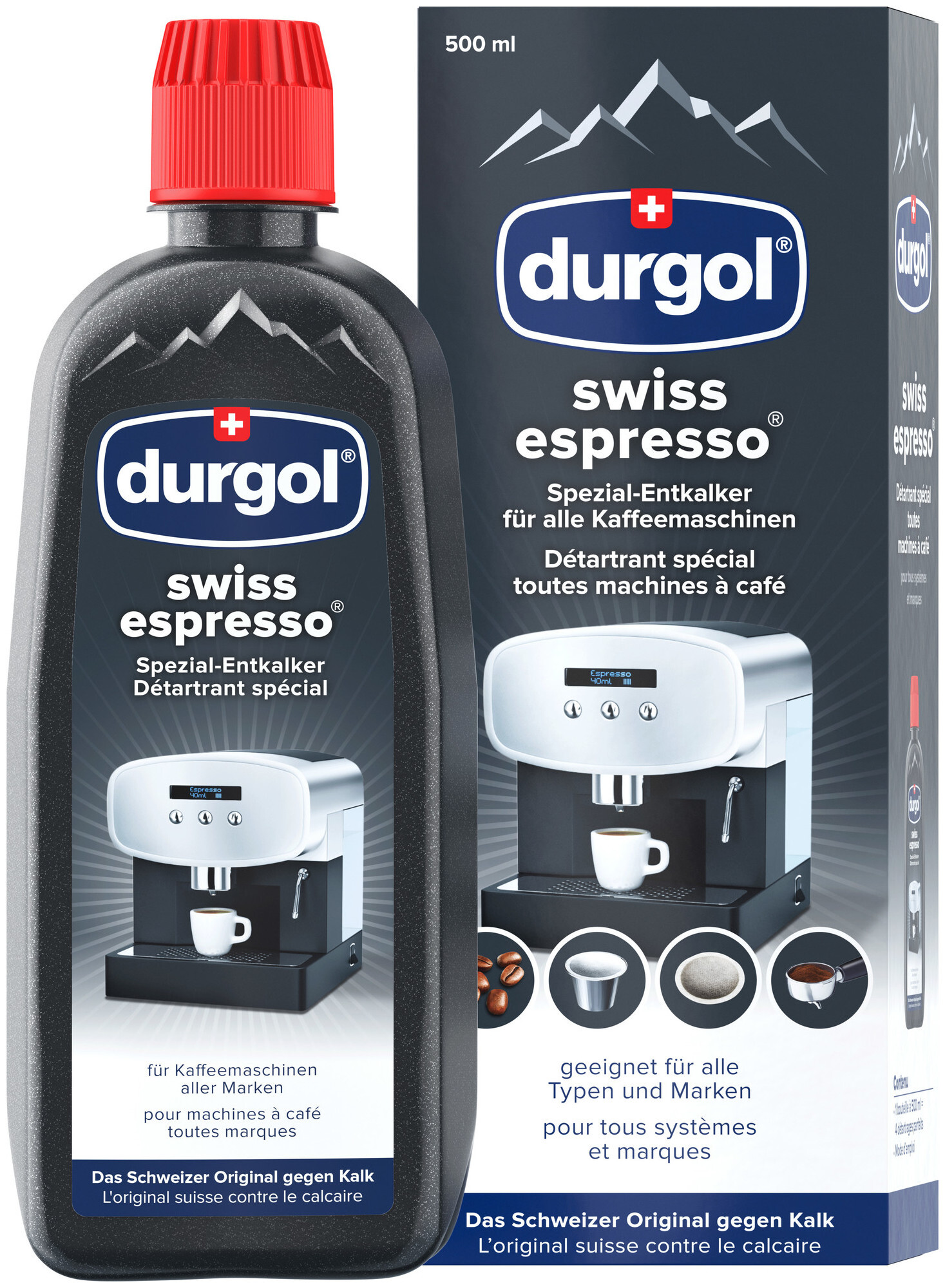 Image of Durgol Swiss espresso Spezialentkalker für alle Kaffemaschinen