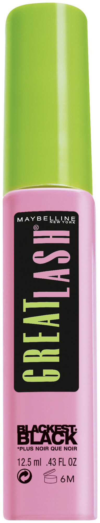 Image of Maybelline NY Great Lash Mascara Blackest Black