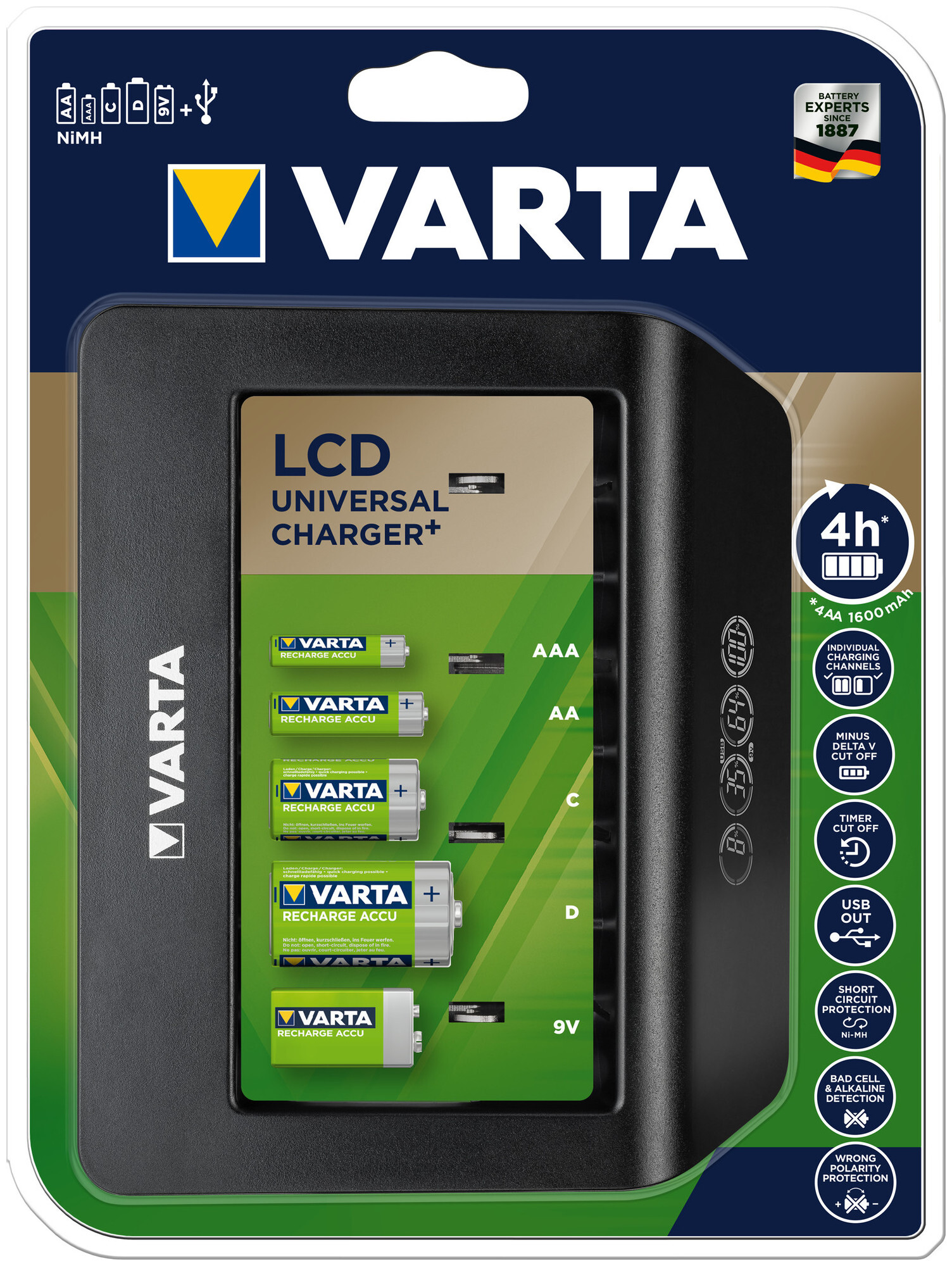 Varta LCD Universal Charger+