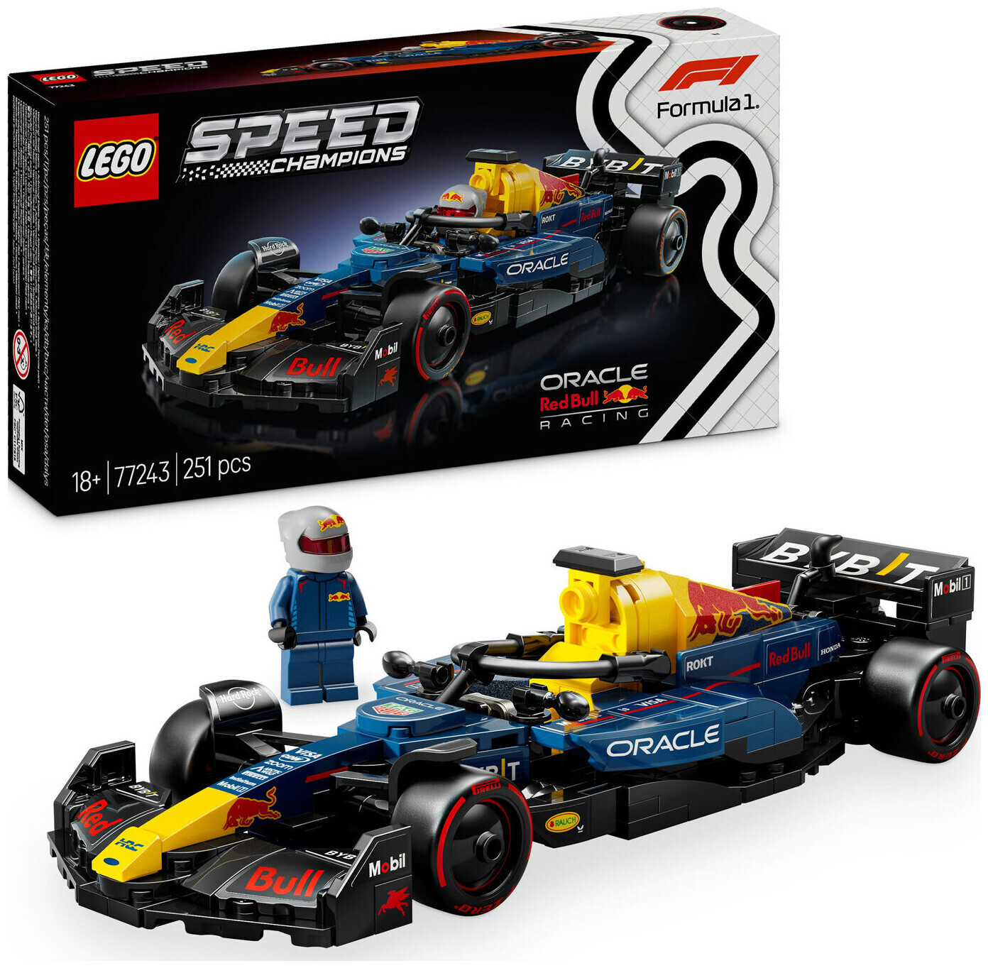 Image of Lego Speed Champions Lego® Speed Champions 77243 Oracle Red Bull Racing Rb20 F1 Rennauto Set ab 18 Jahren