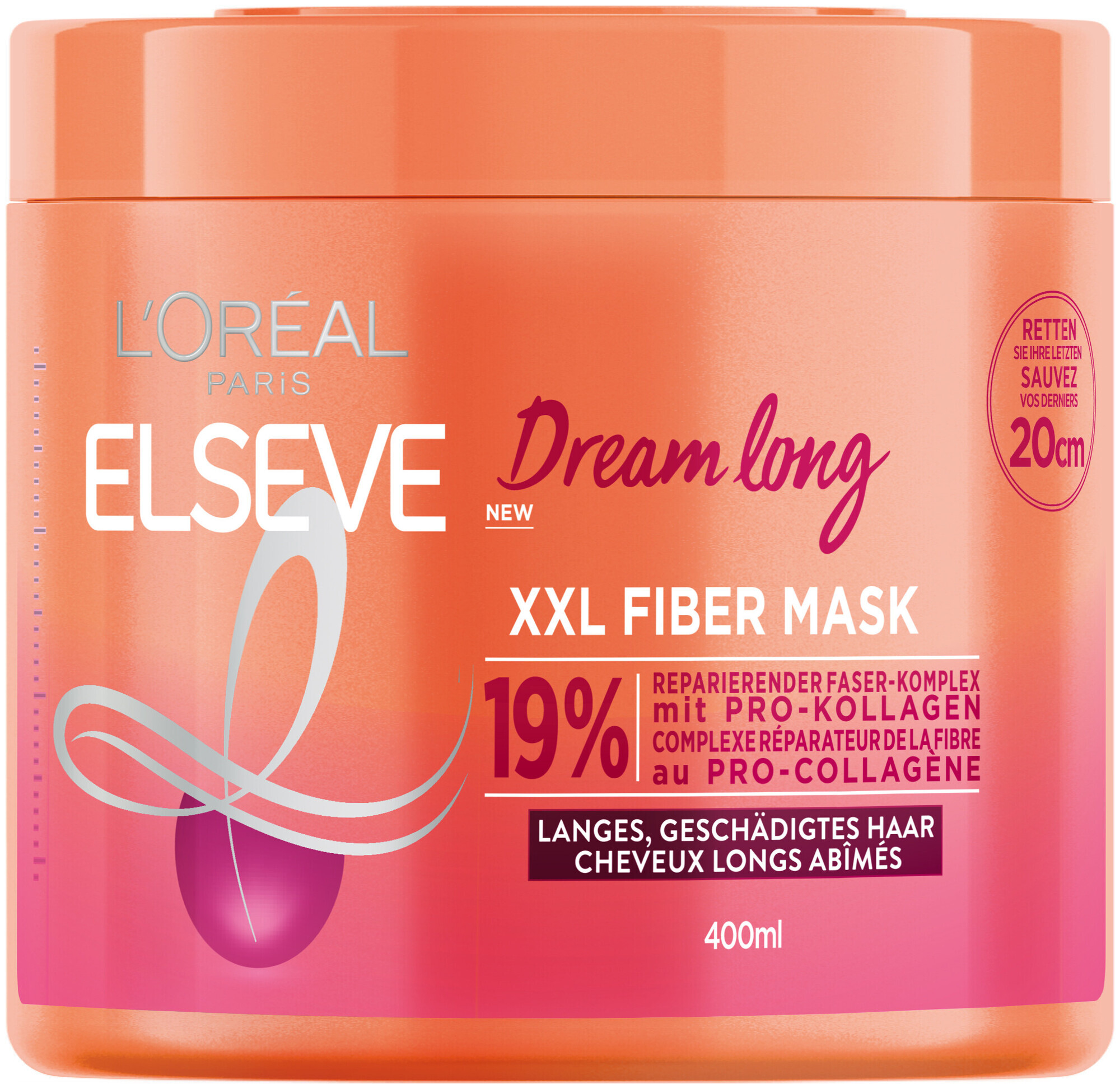 Image of Elsève L'Oréal Paris Elseve Dream Long XXL Intensivkur, 400ml