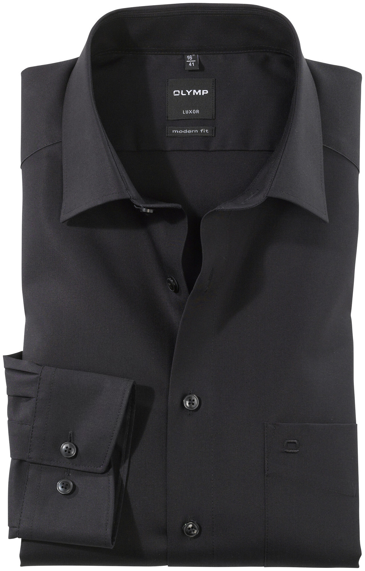 Olymp Luxor modern fit schwarz 41