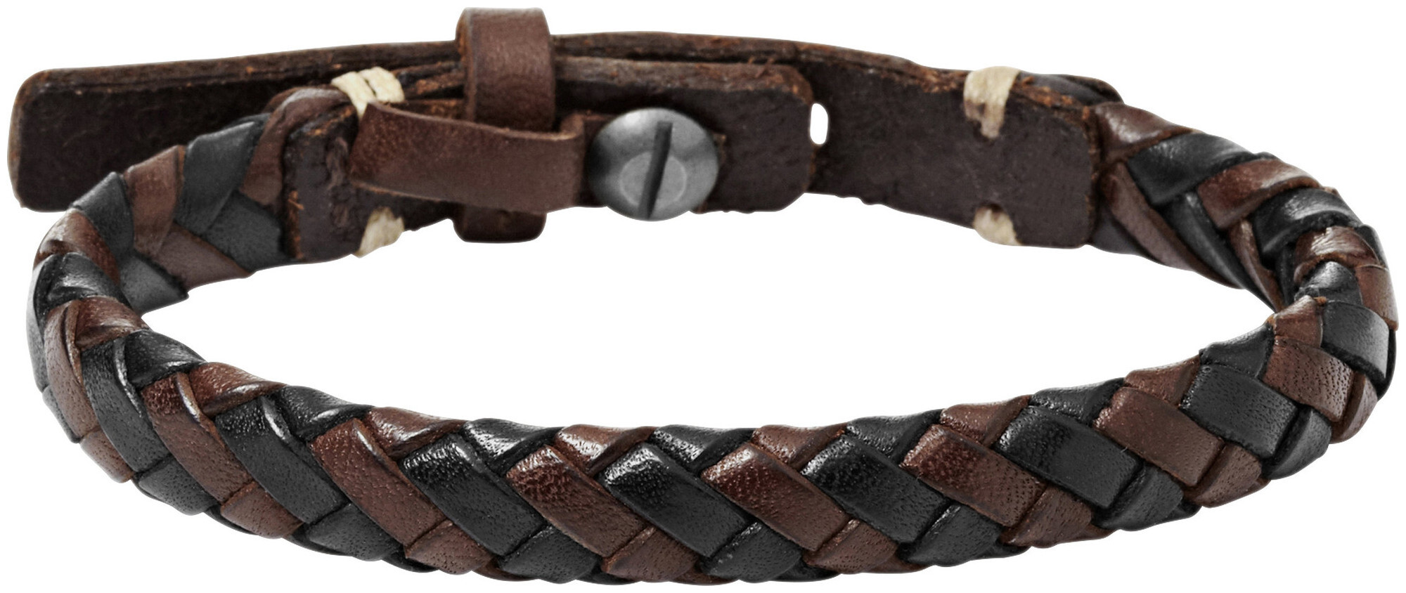 Image of Fossil Jewels Fossil Herren Armband Leder