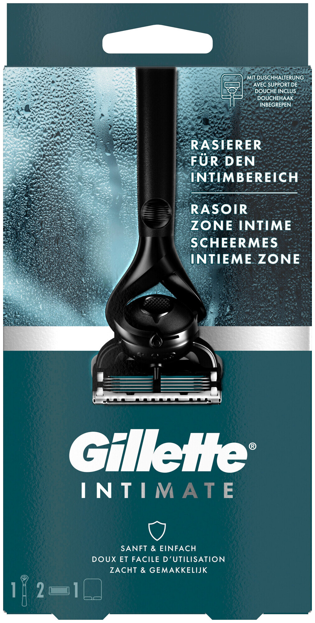 Image of Gillette Rasierer Intimate mit 2 Klingen