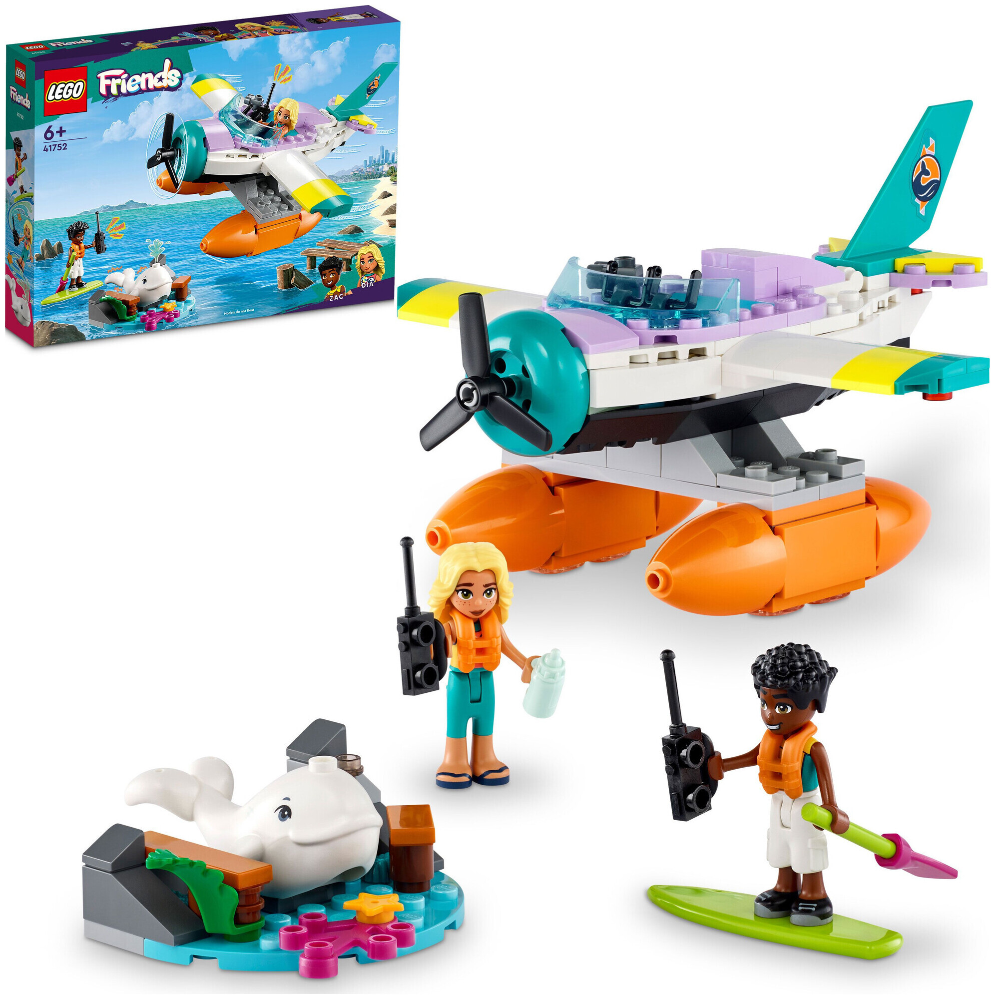 Image of Lego Friends Lego® Friends 41752 Seerettungsflugzeug 6+ Jahre