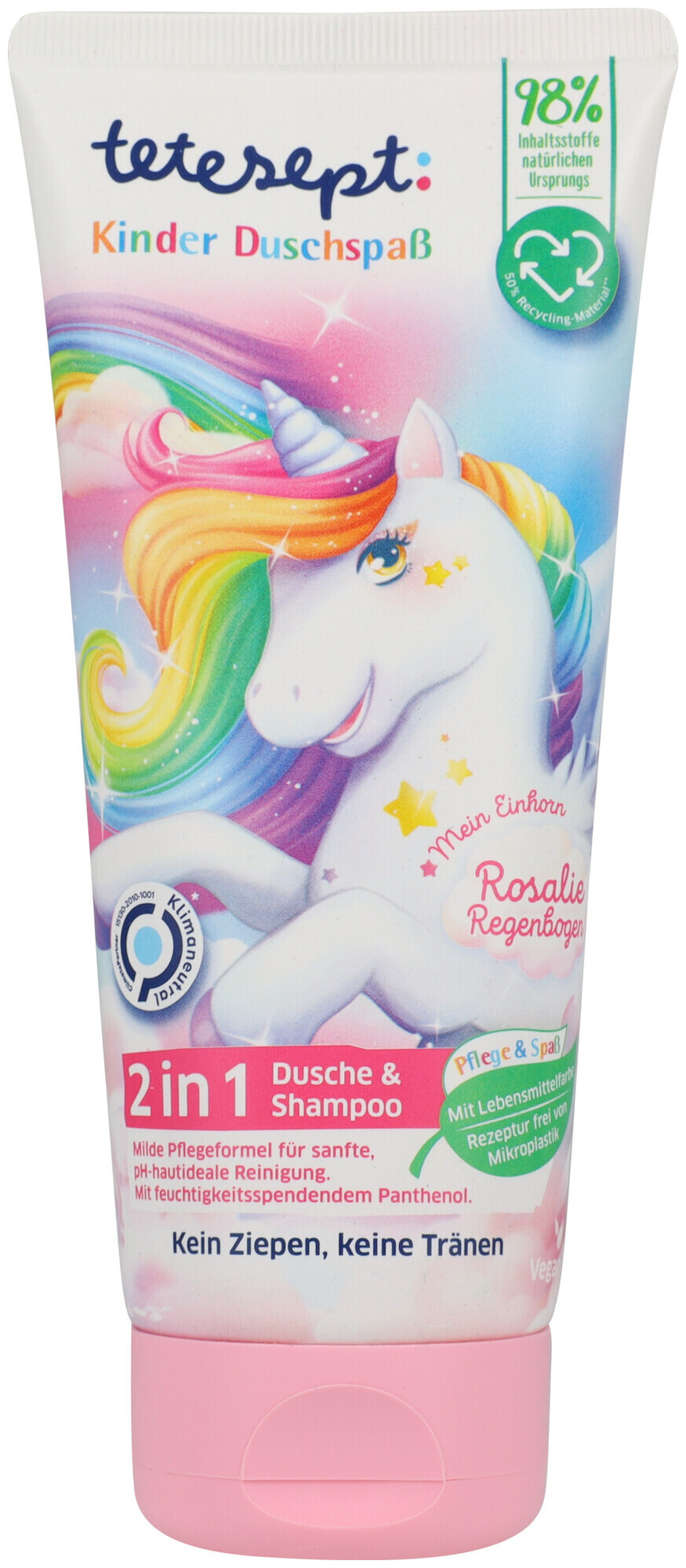 Image of Tetesept Kinder Duschspass 2in1 Dusche & Shampoo Mein EInhorn 200ml