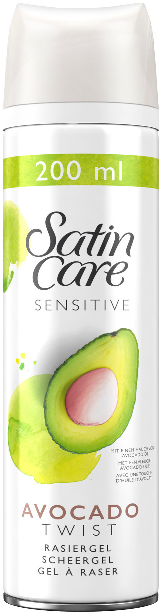 Image of Gillette Satin Care Gel Avocado