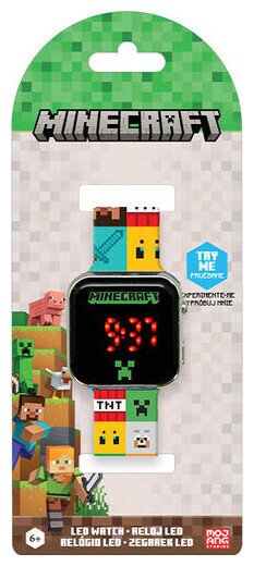 Image of Minecraft - Digitale LED Uhr